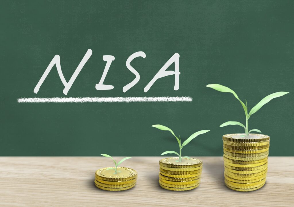 NISA　投資　黒板