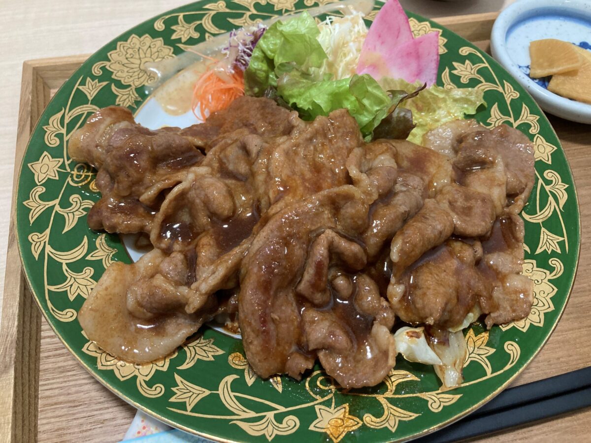 豚生姜焼き定食