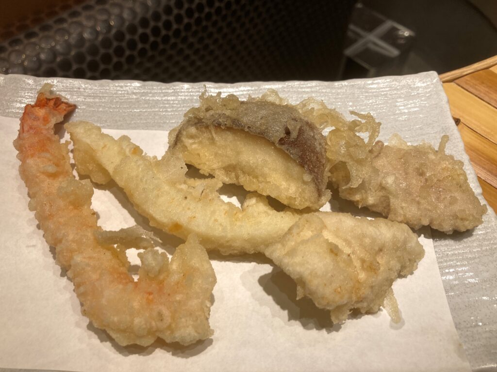 うみの天ぷら定食