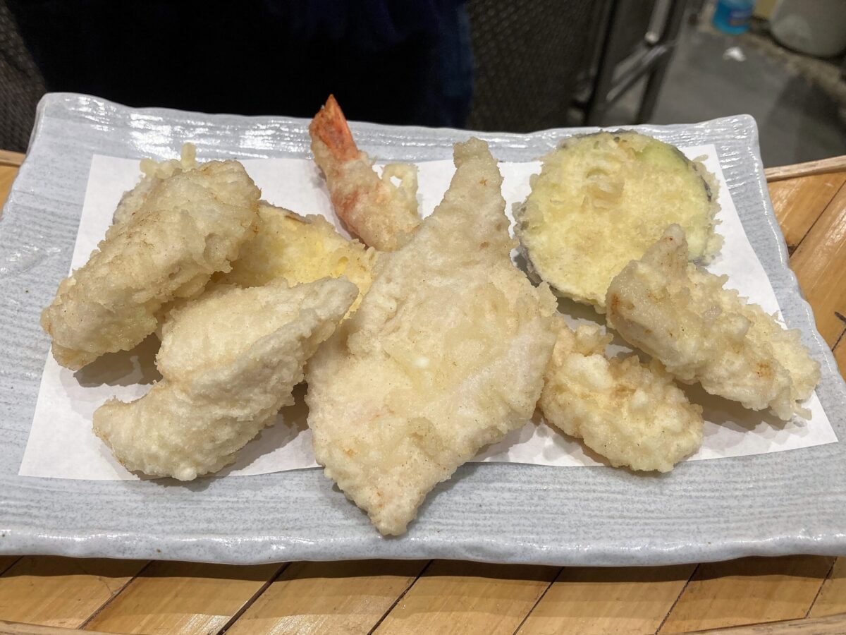 とり天ぷら定食