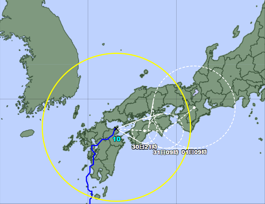 台風10号