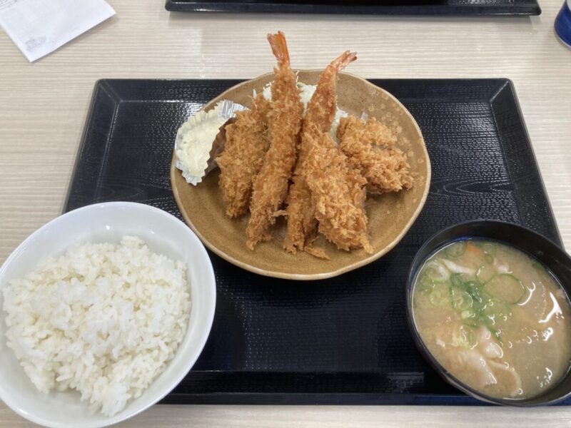 秋の海鮮フライ定食