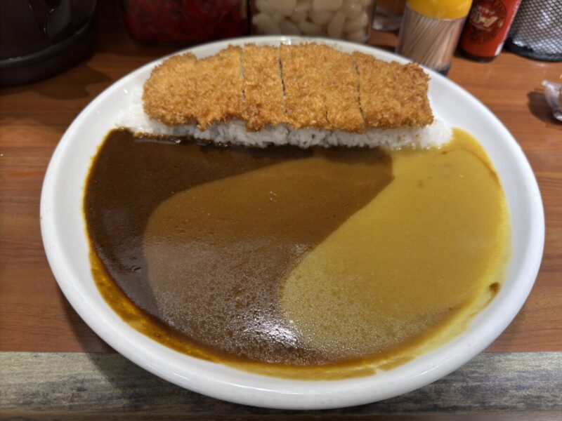 ロース豚カツカレー