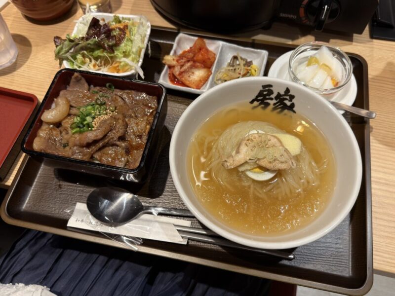 サーロイン重&冷麺