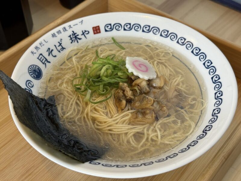 貝そば(塩・細麺)