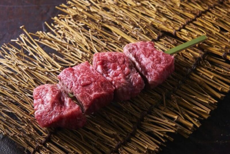 九州産和牛の牛串