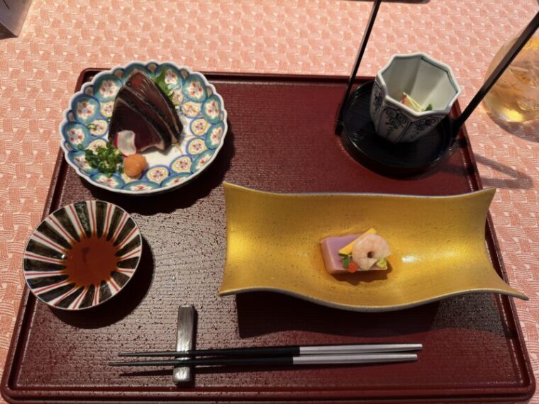鰹叩き、薩摩豆腐