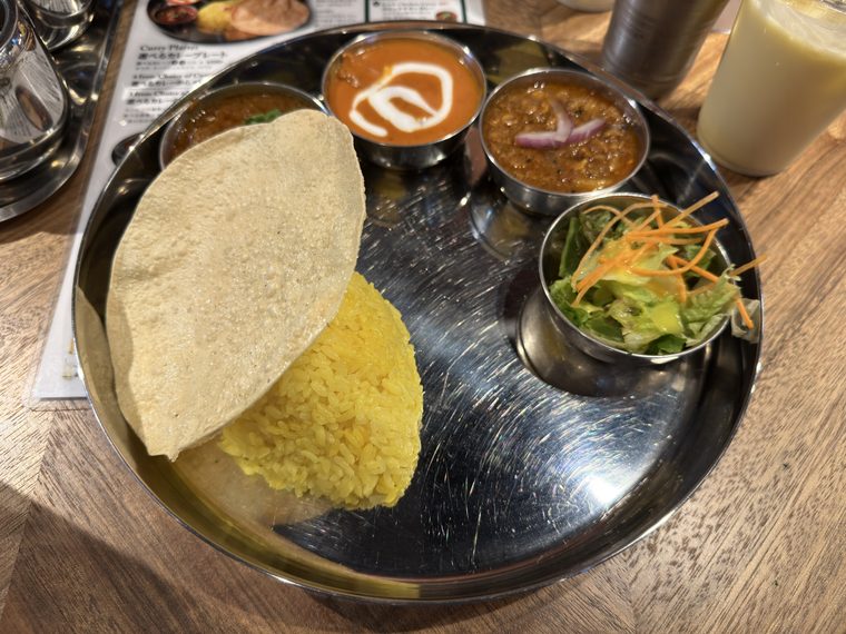 3種カレープレート