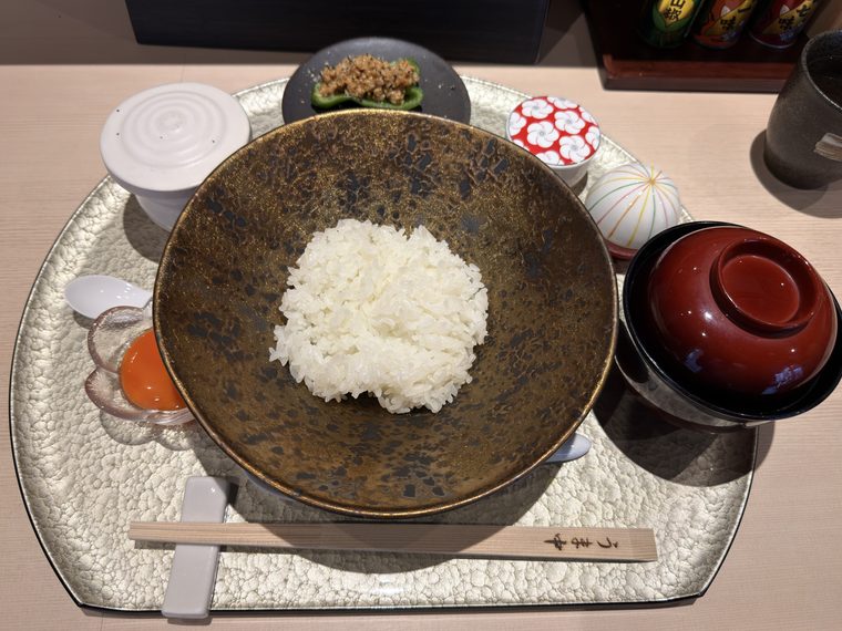 白米だけの御膳