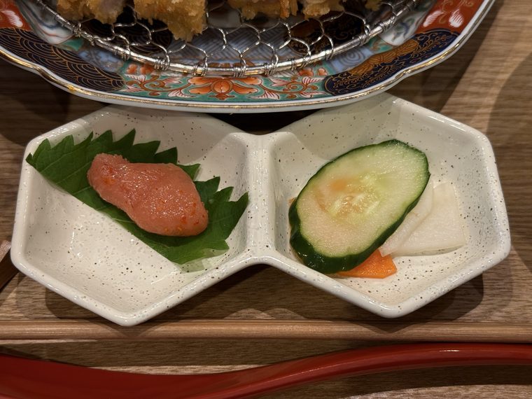 明太子、漬物