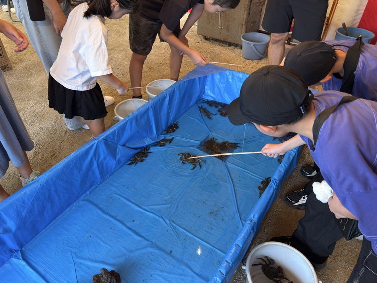 蟹釣り